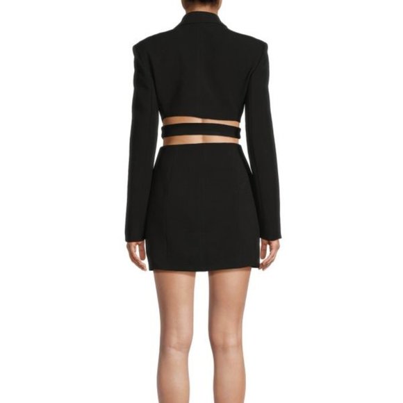 Bardot NWT Tribeca Black Blazer Dress - Medium - Picture 3 of 14